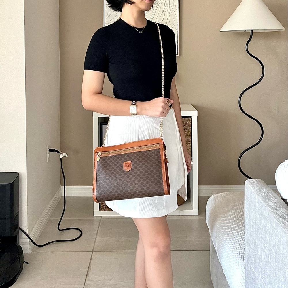 🍓CELINE Macadam Triomphe Clutch